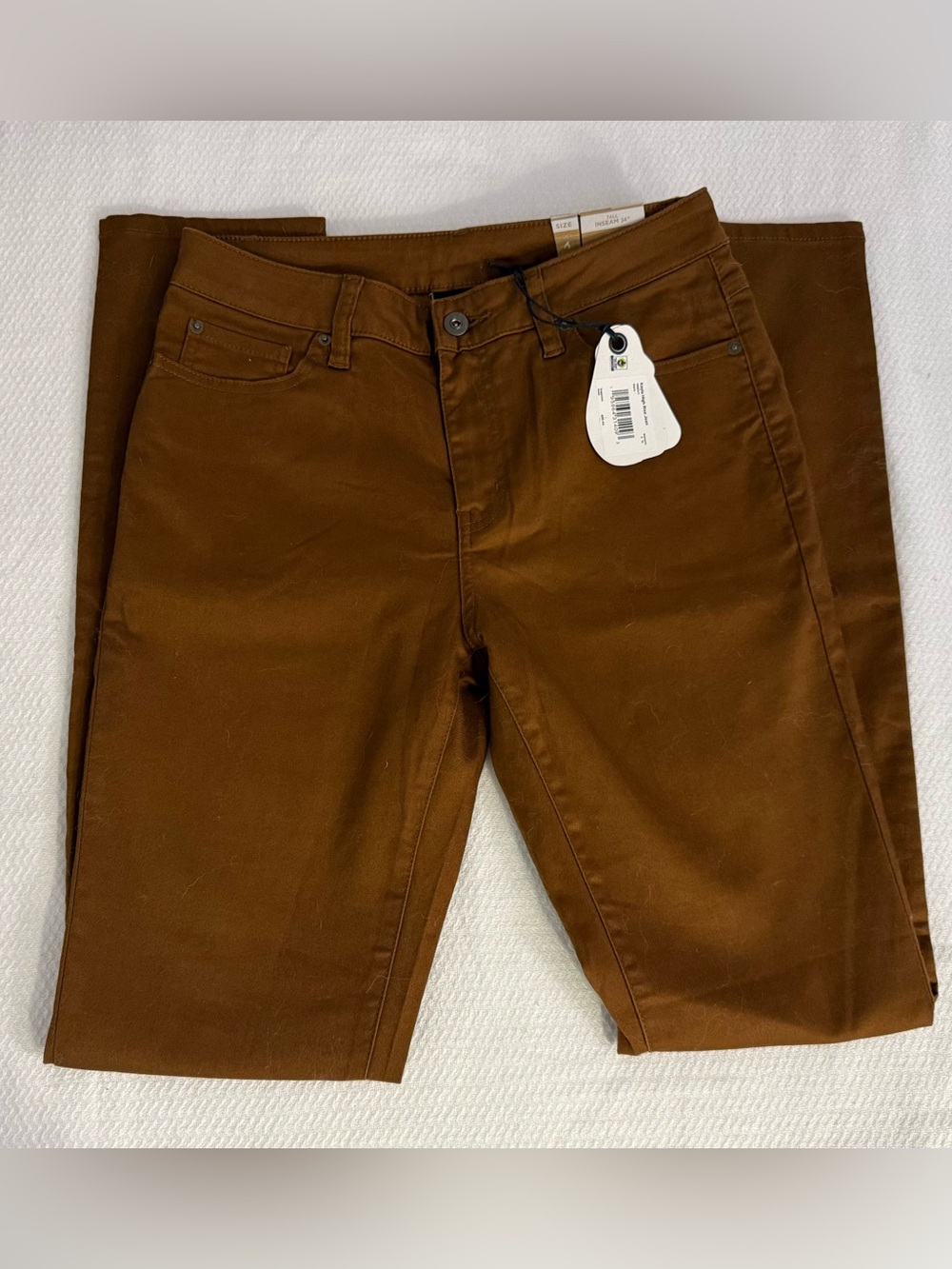 PrAna Kayla High Rise Skinny Jeans in Sepia Brown, Tall, Stretch
